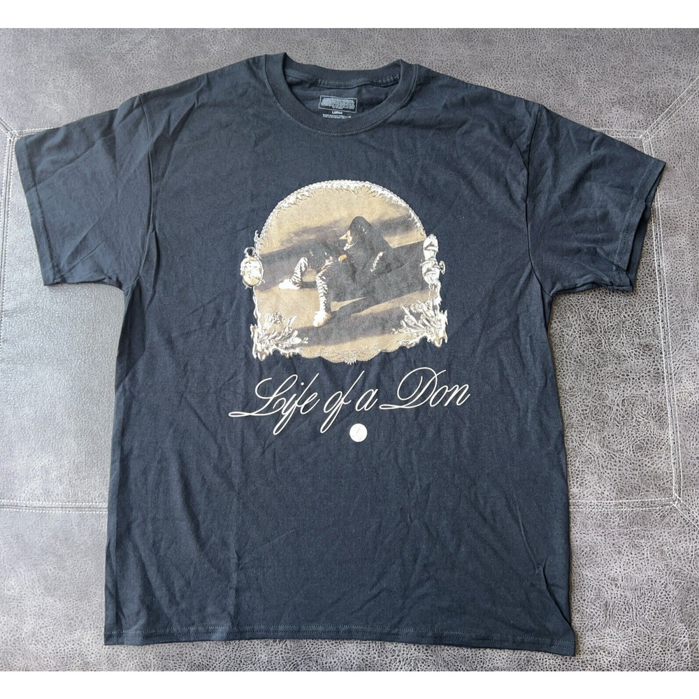 Large Don Toliver Black Life Of A Don Short Sleeve T-Shirt Official Merch